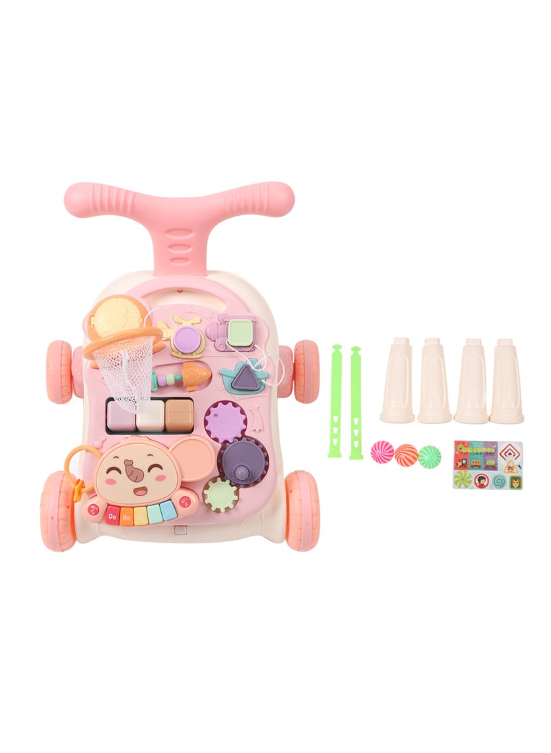 Velaurs Baby Walker Triangular Structure Anti-Rollover Changeable Game Table Walking Learning Toy - Image 2