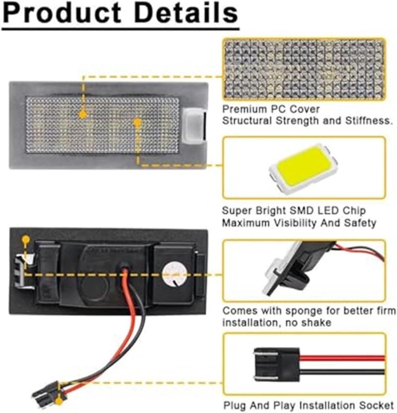 Wivplex Error Free License Plate Light for Fiat Freemont - Image 5