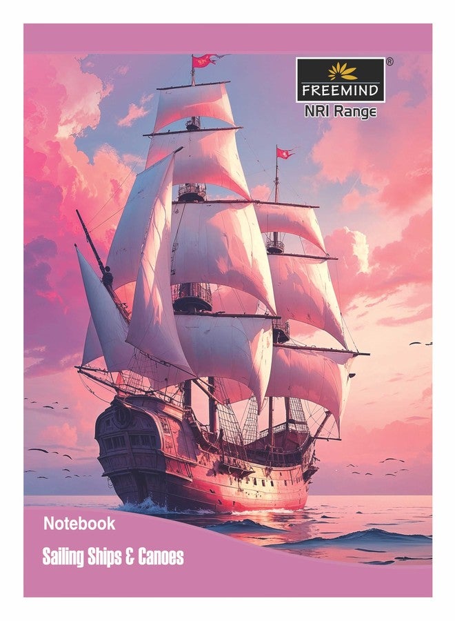 Freemind NRI Range Notebook, 25.5x20.5 cm, Single Line 124 Pages, Pack of 6 - Image 3