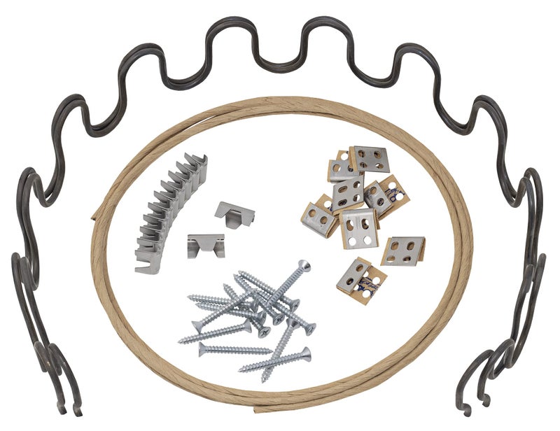 House2Home House2Home 23 Couch Spring Repair Kit to Fix Sofa Support for Sagging Cushions  Includes 2pk of Springs Upholstery Spring Clips Seat Spring Stay Wire Screws and Installation Instructions 