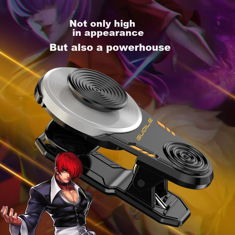 Yisika Mobile Game Assist Joystick Controller, Honor of Kings PUBG Movement Aid, Mobile Game Mechanical Buttons, Alloy Non-Covered Design, Specifically for Apple And Android Devices, YX56 - Image 2