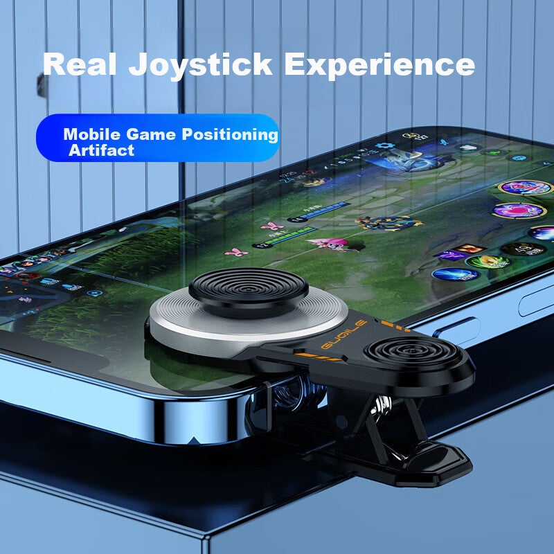 Yisika Mobile Game Assist Joystick Controller, Honor of Kings PUBG Movement Aid, Mobile Game Mechanical Buttons, Alloy Non-Covered Design, Specifically for Apple And Android Devices, YX56 - Image 1