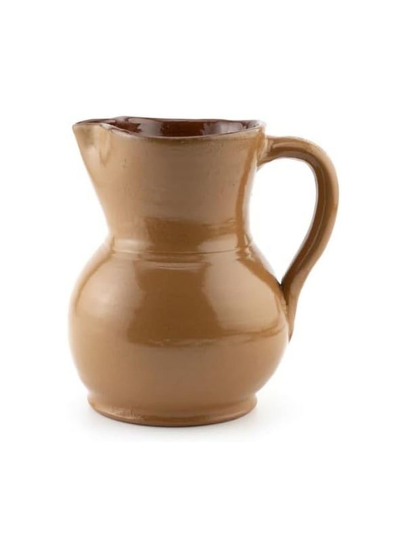 Corzana A Bowl Made Of Spanish Pottery. A Healthy Earthenware Jug For Serving Drinks - Image 1