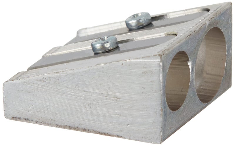 Kum 2-Hole Pencil Sharpener Magnesium Alloy Wedge Profile - Image 4