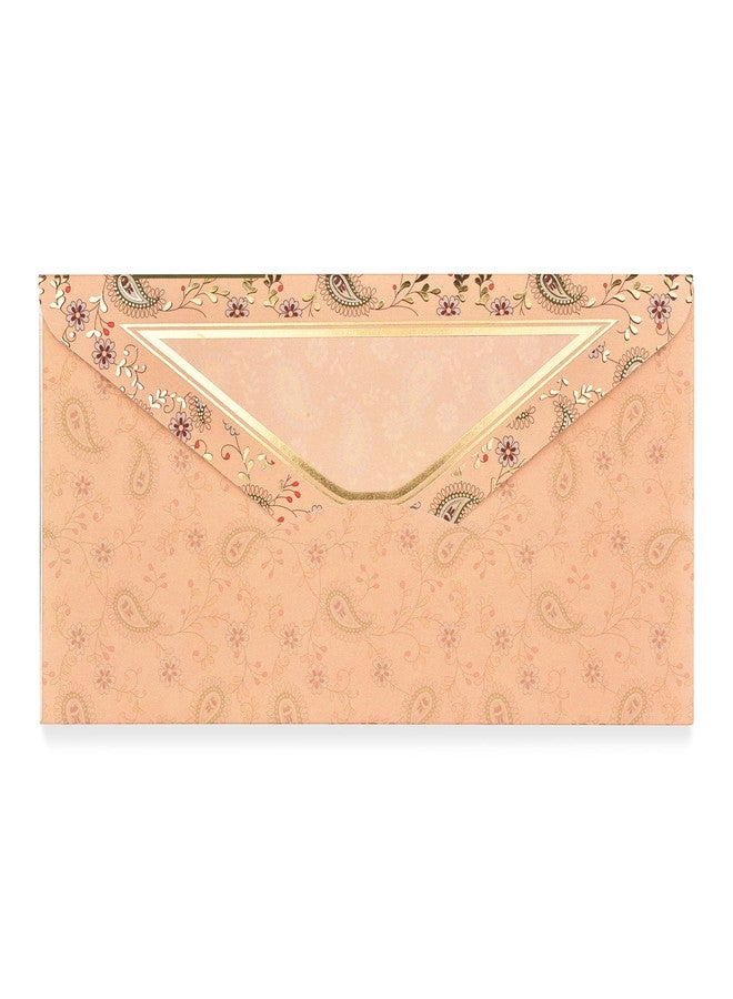 Fonsie three fold Art design cash envelopes for gifting money on wedding gift, baby shower gift, shagun, family gatherings with name space pack of 10 - Image 2
