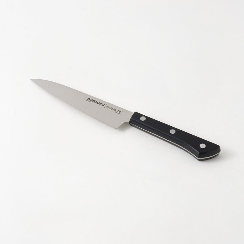 Samura stainless steel utility knife 4.7inch/120mm, black - Image 1