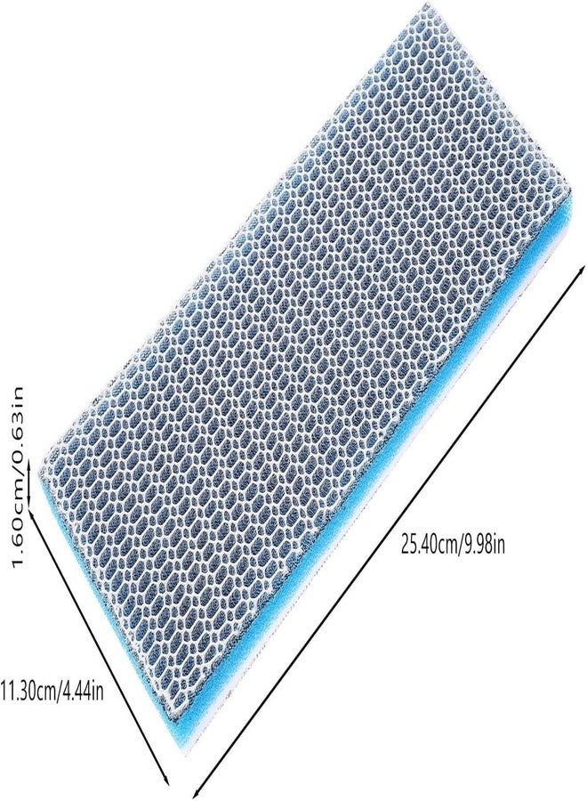 Styllent 4 Pack 8-Layer Fast-Acting Aquarium Filter Pad - Cut-to-Size Aquarium Floss Media for Fish Tank, Pond, Sump - Fast Water Polishing in Hours (11x25 cm - 4 Set) - Image 2