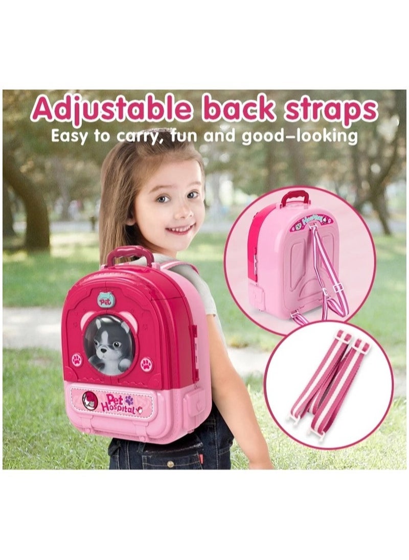 EASY FUTURE Easy future Children Toy Set Backpack for Toddlers 3-7 Years Old, Kitten  - Image 1