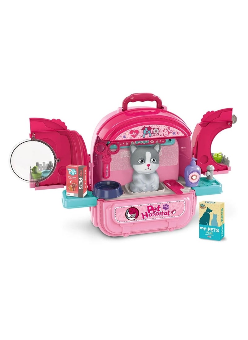EASY FUTURE Easy future Children Toy Set Backpack for Toddlers 3-7 Years Old, Kitten  - Image 2