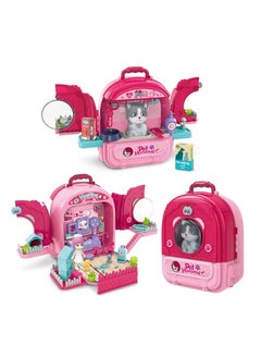 EASY FUTURE Easy future Children Toy Set Backpack for Toddlers 3-7 Years Old, Kitten  - Image 3