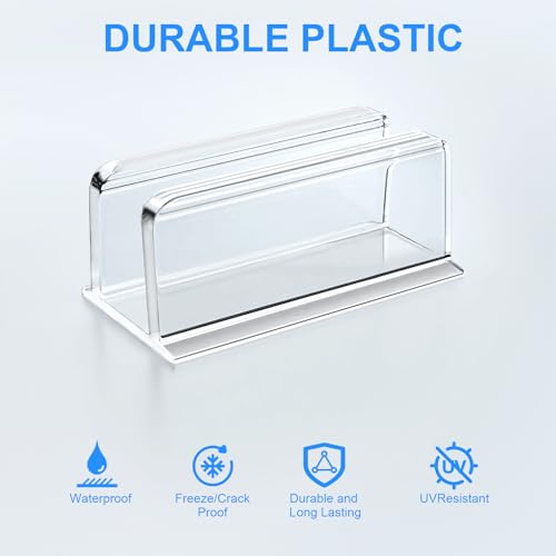 Hetyue Neon Rope Light Clips Mounting 40Pcs Clear Waterproof LED Strip Clip Brackets Adhesive Wall Mount Holder for Govee and Other Neon LED Lights Strip - Image 3