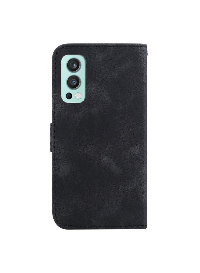 S-TOP Case For OnePlus Nord 2 5G Seven-shaped Embossed Leather Phone Case - Image 3