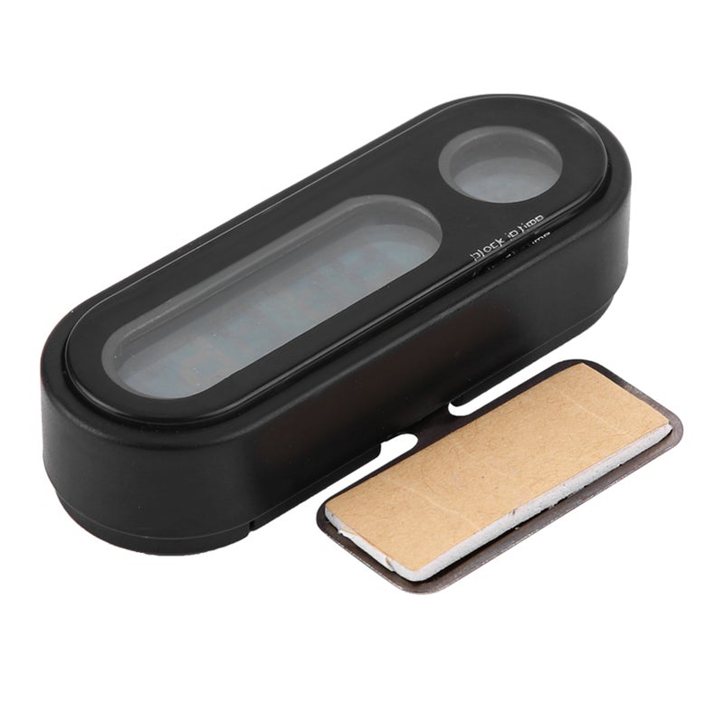 2 in 1 Car Vehicle Interior Mini Electronic Watch LED Digital Clock Thermometer Voltmeter - Image 3