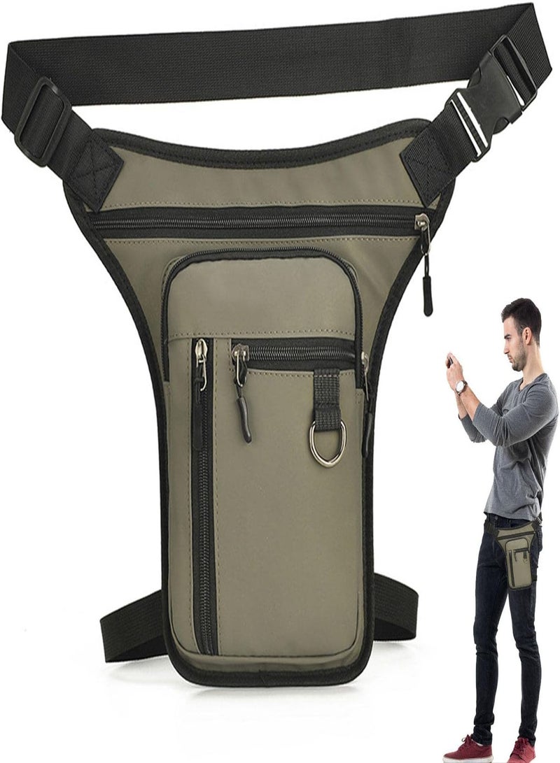 GGOOT Motorcycle Shoulder Bag | Hiking Multi-pocket Waist Fanny Pack,Running Waist Belt Hip Bag Outdoors Motorcycle Bike Cycling Pouch Shoulder Bag  - Image 1