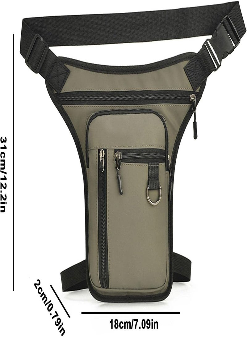GGOOT Motorcycle Shoulder Bag | Hiking Multi-pocket Waist Fanny Pack,Running Waist Belt Hip Bag Outdoors Motorcycle Bike Cycling Pouch Shoulder Bag  - Image 4