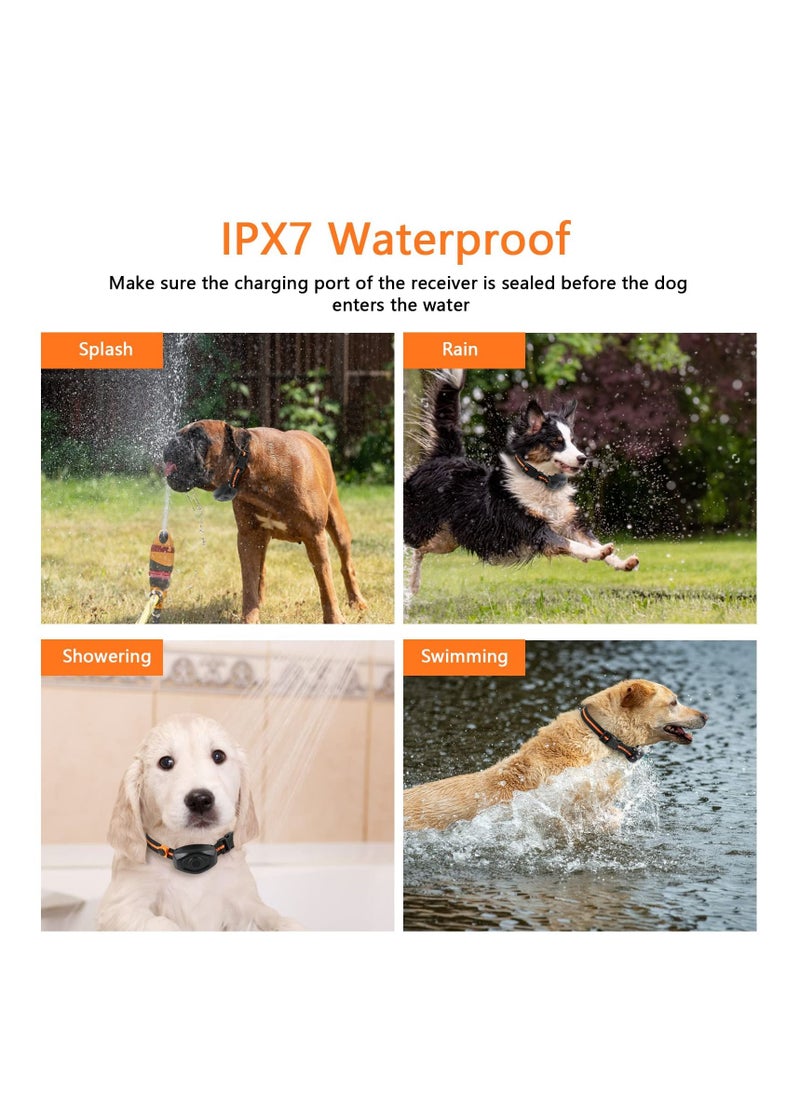 KASTWAVE - Dog Shock Collar with Remote, 100% Waterproof Dog Shock Collar with Remote Range 1300ft, 3 Training Modes, Beep, Shock, Vibration, Rechargeable Electric Shock Collar for  Large,Medium,Small Dogs - Image 1