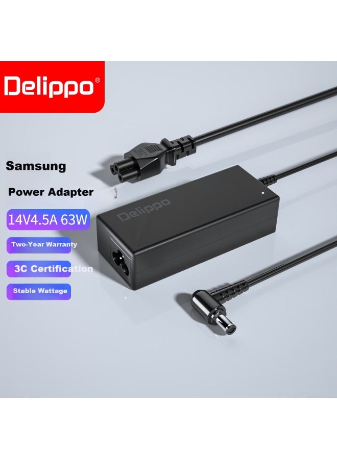 Delippo Power Cable For Samsung Monitor 14v 4.5a/4.143a Power Adapter S27a350hs27b750v Desktop Lcd Screen Charger Cable