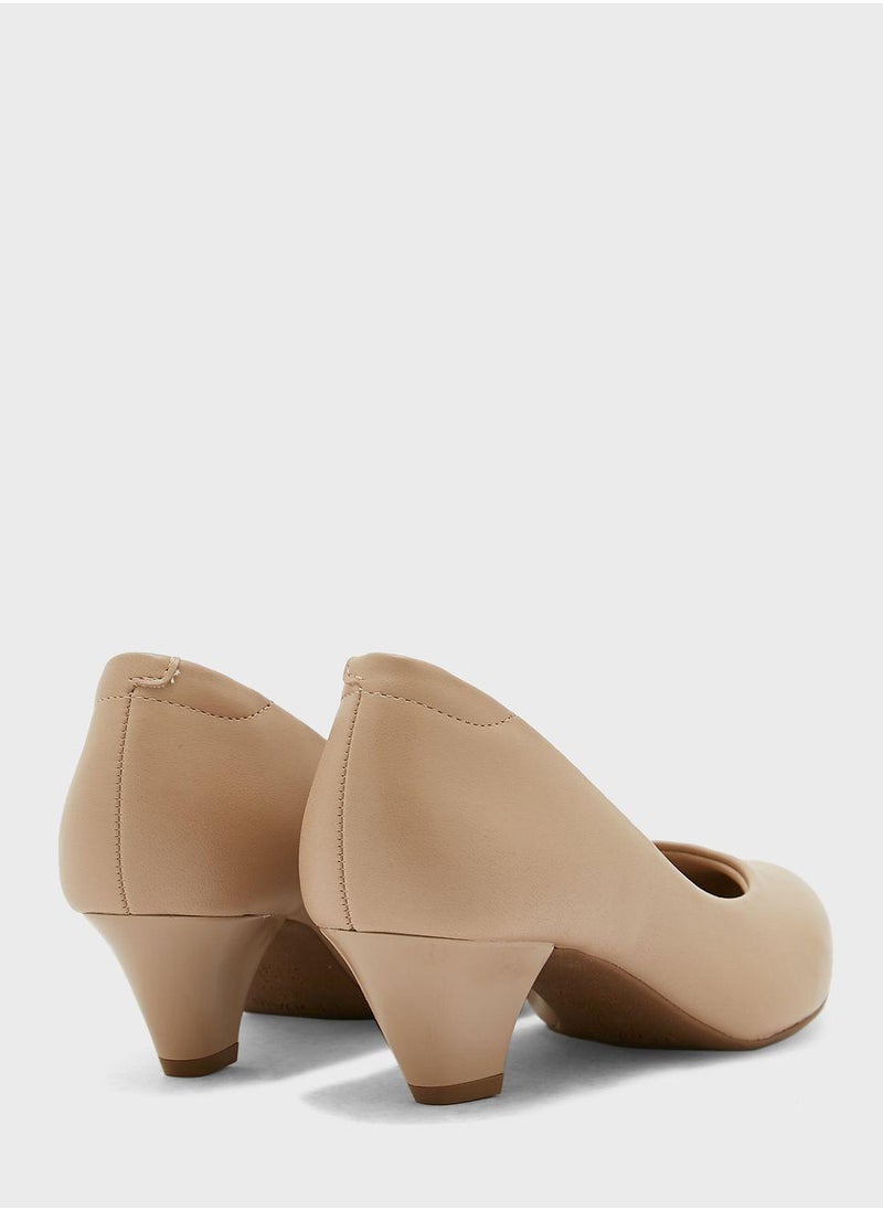 MODARE - Elisae Mid-Heel Pumps - Image 1