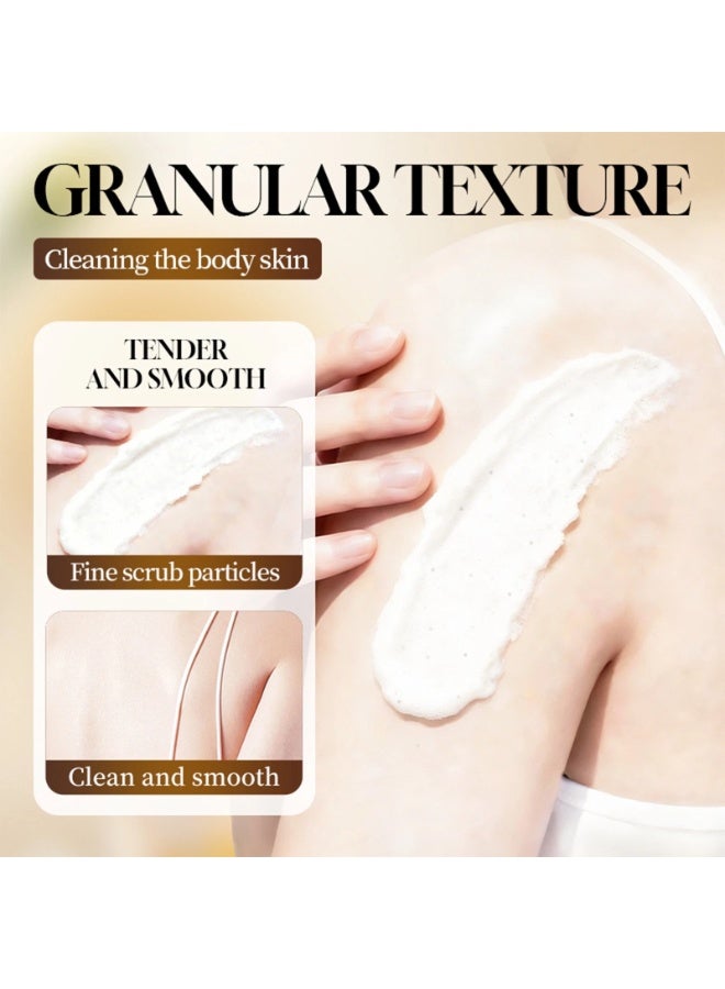 BIOAQUA 250g Rice Exfoliating Tender Smooth Bath Salt With Rice Raw Pulp Extract For Body Wash Improving Roughness Rice Pure Extract Exfoliating And Moisturizing Body Lotion Bath Salt - Image 5