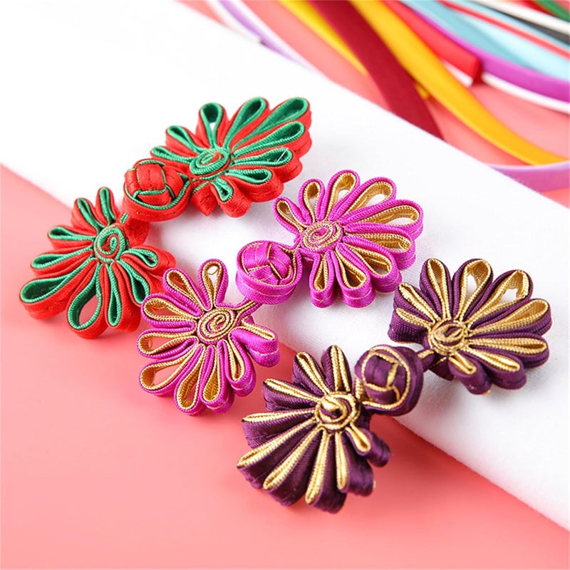 5 Pair Chinese Knots Button Cheongsam Closures Sewing Fasteners Cheongsam - Image 3