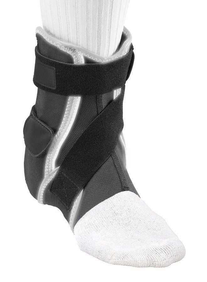 Mueller Sports Medicine HG80 Premium Hard Shell Ankle Brace, Black/Gray - Image 1