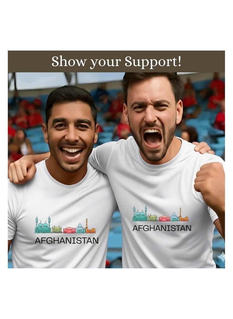PRINTSHOP4ME Afghanistan Cricket Dry Fit T-Shirt For Men | Lightweight Half Sleeve Round Neck Jersey | Ideal For Sports,Training & Casual Wear - Image 5