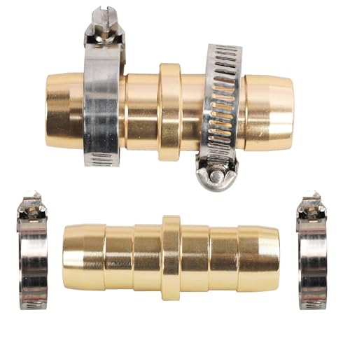 Hourleey 6 Pack Garden Hose Repair Kit, Hose Connector Repair Mender Kit with Stainless Clamp, Fits 3/4"-5/8" Water Hose Repair Fittings - Image 3