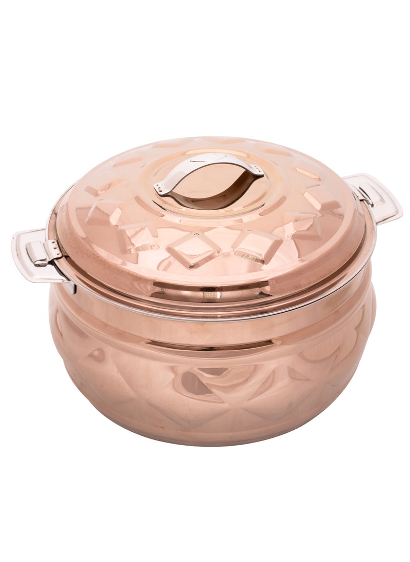 ZOLTEN Stainless Steel New Diamond Hotpot 5 Liters Rose Gold Colour  - Image 1