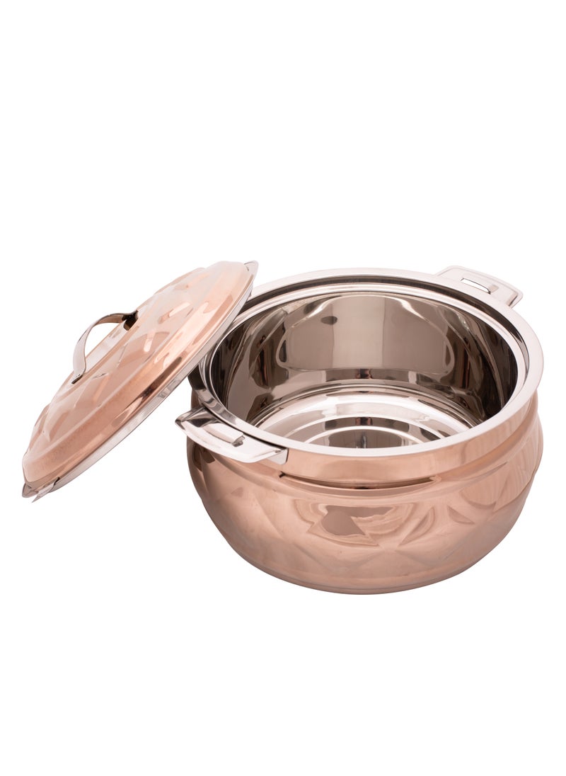 ZOLTEN Stainless Steel New Diamond Hotpot 5 Liters Rose Gold Colour  - Image 2