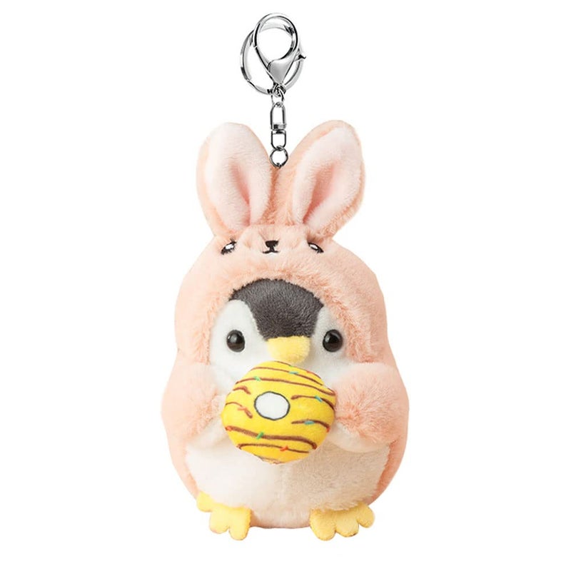 BONICI Men Women Creative Cute Lovely Cosplay Costume Play Changing Clothes Donut Penguin Pendant Keychain Key-Chains Keyring Gift Pendant Handbag Tote Purse Backpack Decoration Car Key -Rabbit - Image 1
