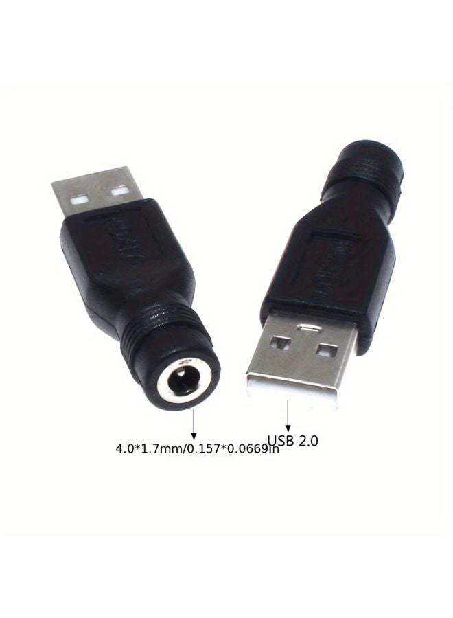 Dc4017 Female To USB Male Power Adapter Converter 4 0x1 7mm To 3 5x1 35mm - Image 1