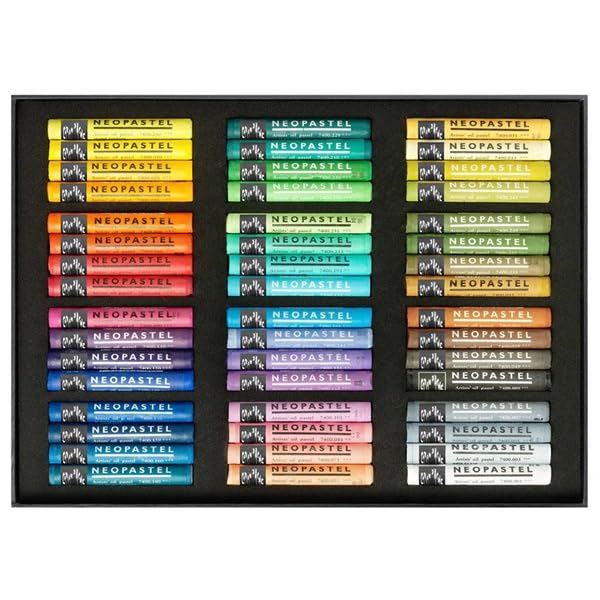 Caran d'Ache CREATIVE ART MATERIALS Caran D'ache Neopastel Oil Pastels Set/48 (7400.348) - Image 2