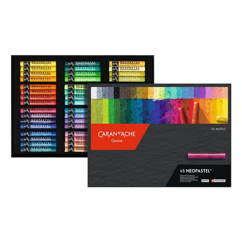 Caran d'Ache CREATIVE ART MATERIALS Caran D'ache Neopastel Oil Pastels Set/48 (7400.348) - Image 1