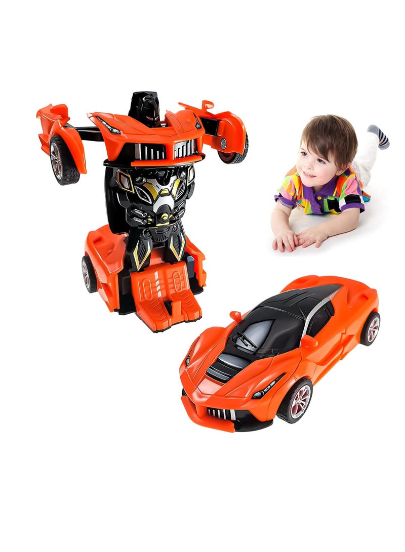 Toddler Toys for 3 4 5 Year Old, Transforming Toys Cars for 3 Years Old Kids, Robot Cars Toys Gift for Boys Girls Age 3 5, Best Gift for Boy and Girl - Image 1