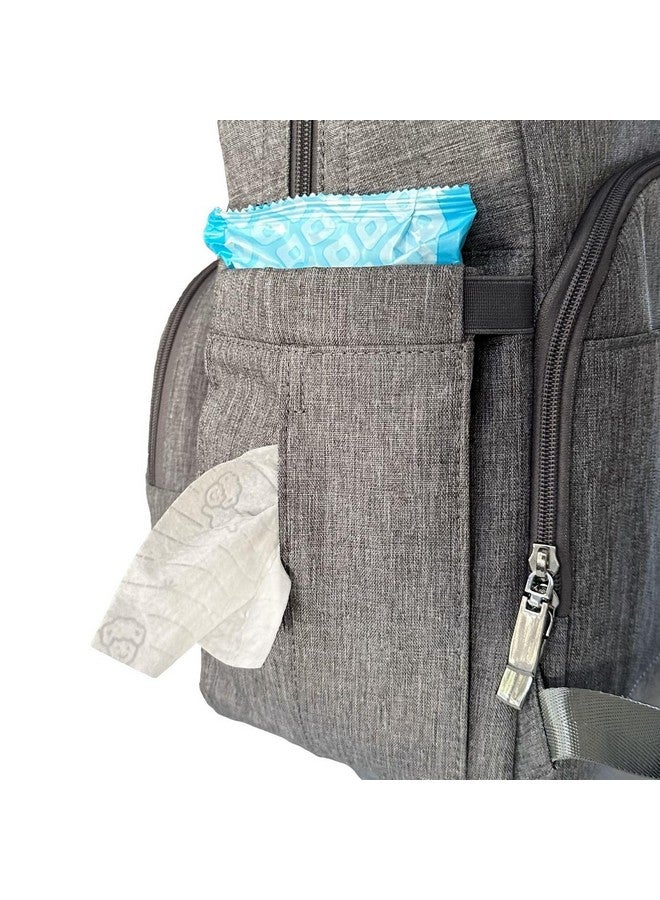SnoofyBee Queen Bee Diaper Backpack - Chic Diaper Bag with One-Hand Access, Standing Base & Smart Storage, Baby Registry Search, Shower Gifts, Newborn Essentials & Items for Mom (Black)  - Image 3