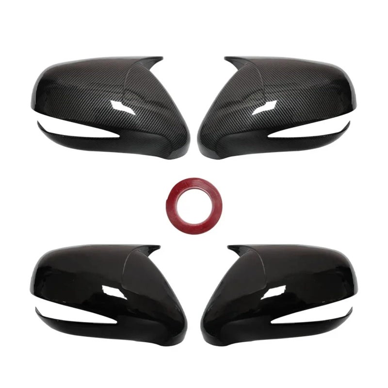 Carbon Look Rearview Mirror Cover Compatible with Lexus RX 2009 2014 - Image 4