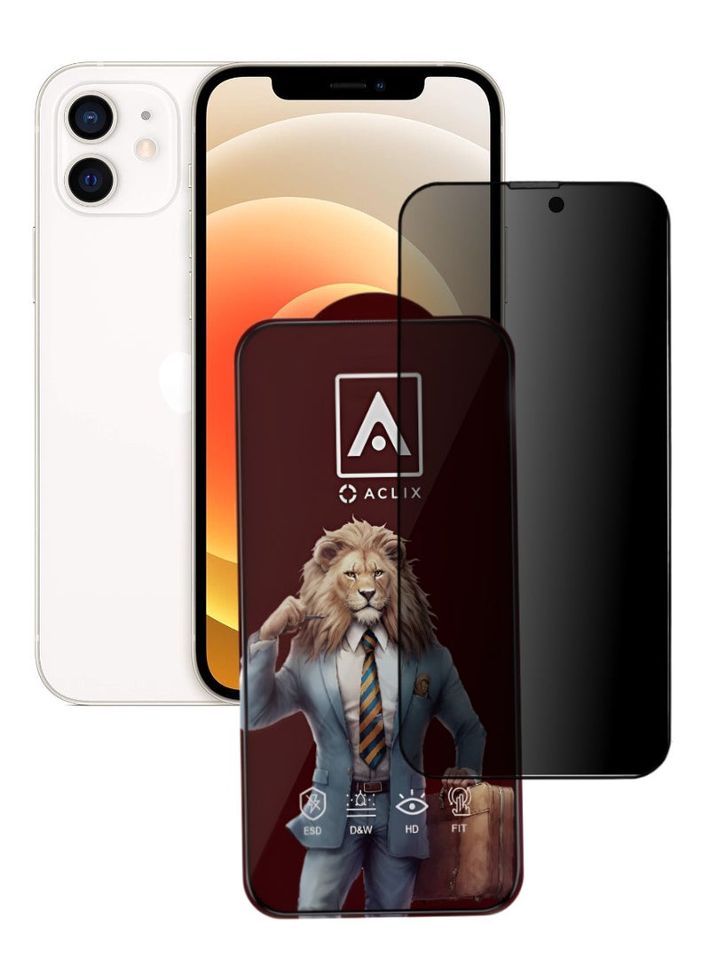 ACLIX Antistatic ESD Dustproof Premium Quality High Definition Tempered Glass Screen Protector Designed For  iPhone 12 - Image 1