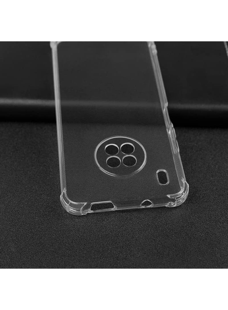 Theodor Huawei Y9A Clear Case, Shock-Absorption TPU Cell Phone Cover with Reinforced Corners, Soft Flexible & Crystal Clear Protective Bumper Case - Image 3