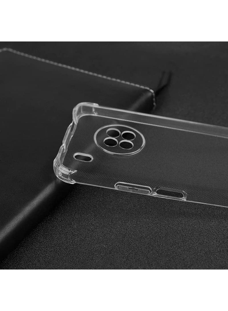 Theodor Huawei Y9A Clear Case, Shock-Absorption TPU Cell Phone Cover with Reinforced Corners, Soft Flexible & Crystal Clear Protective Bumper Case - Image 2