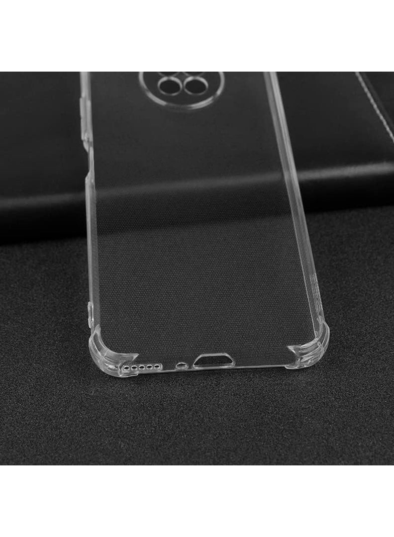 Theodor Huawei Y9A Clear Case, Shock-Absorption TPU Cell Phone Cover with Reinforced Corners, Soft Flexible & Crystal Clear Protective Bumper Case - Image 4