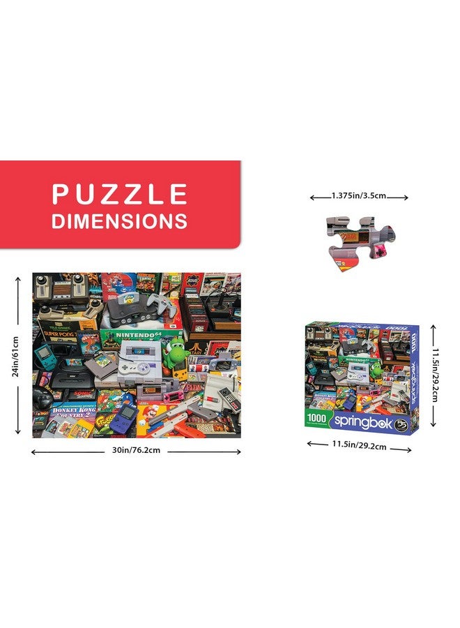 Springbok 'S 1000 Piece Jigsaw Puzzle Gamer'S Trove, Multi - Image 3