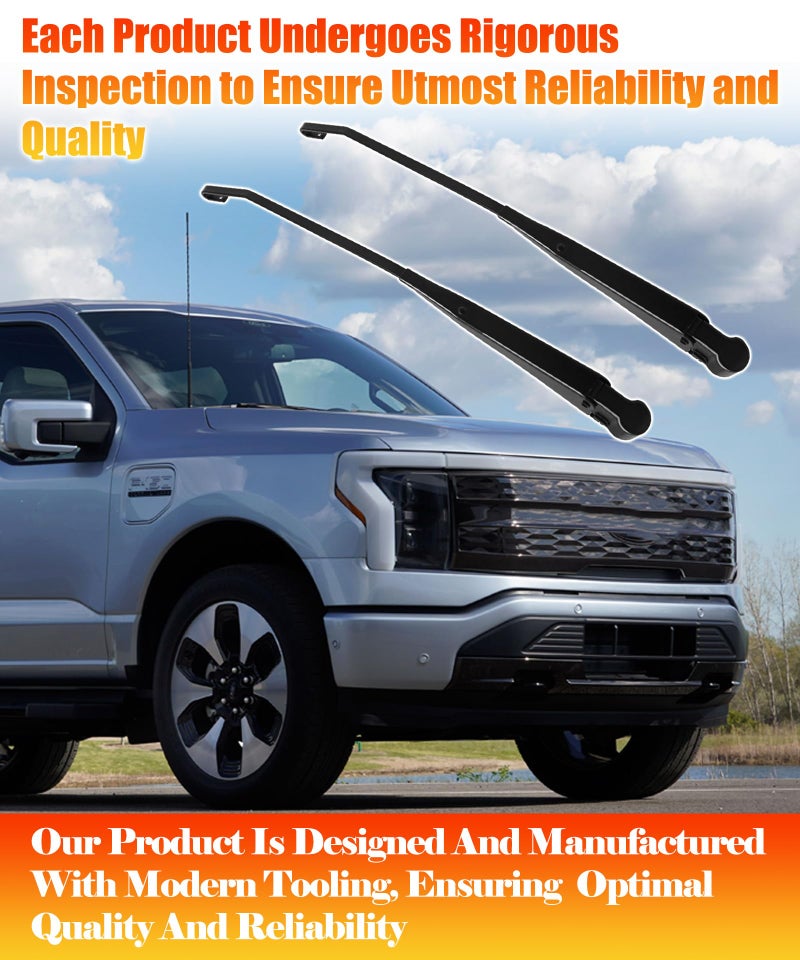 Maigoo 1 Pair Front Windshield Wiper Arm Replacement Kit Compatible With 91-99 Ford Bronco F150/F250/F350/F450, Left and Right Wiper Arm Replace 42631 F1TZ17526AA F4TZ17526A - Image 5