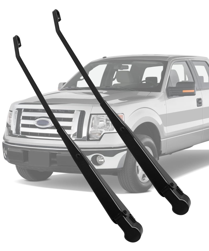 Maigoo 1 Pair Front Windshield Wiper Arm Replacement Kit Compatible With 91-99 Ford Bronco F150/F250/F350/F450, Left and Right Wiper Arm Replace 42631 F1TZ17526AA F4TZ17526A - Image 1