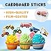 WERNNSAI 40 Pcs Construction Cupcake Toppers Construction Birthday Party Supplies Truck Excavator Cake Toppers Picks for Kids Birthday Baby Shower Party Supplies - Image 4