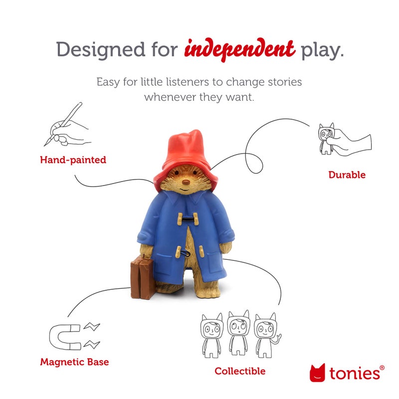 Tonies Paddington Bear Audio Toy Figurine from A Bear Called Paddington and Other Stories by Michael Bond, narrated by Celebrity Voices - Image 3