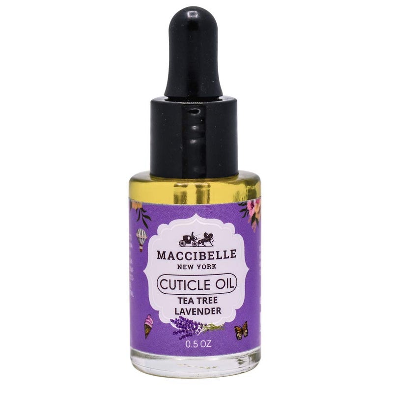 maccibelle Maccibelle Cuticle Oil 05 oz Tea Tree Lavender Heals Dry Cracked Cuticles