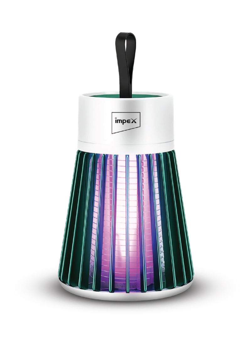 Impex Mosquito Killer, Portable Electronic Rechargeable Powerful Insect Killer UV light Lamp, Bug Zapper, Wasp Killer, Insect Trap For Home, Bedroom, Office - Image 1