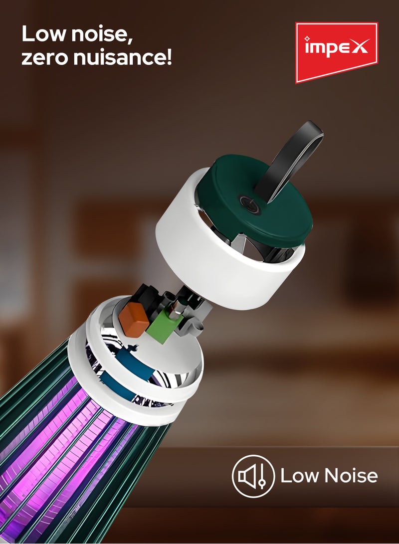 Impex Mosquito Killer, Portable Electronic Rechargeable Powerful Insect Killer UV light Lamp, Bug Zapper, Wasp Killer, Insect Trap For Home, Bedroom, Office - Image 5