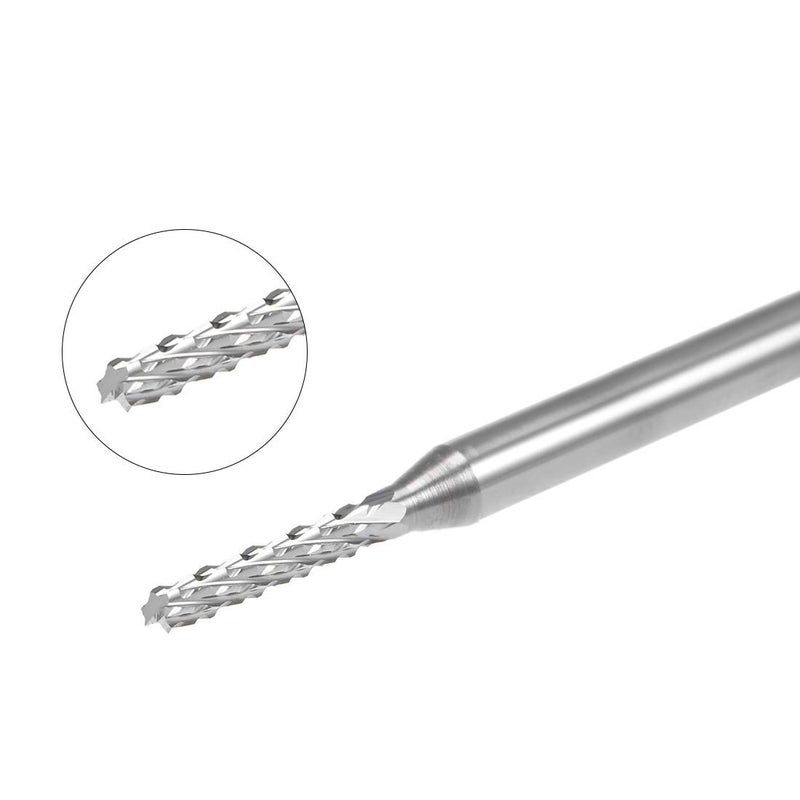 Nxtop 10Pcs 1.8mm Carbide End Mill Engraving Milling Cutter CNC Router Bits for PCB Machine, 1/8" Shank - Image 3