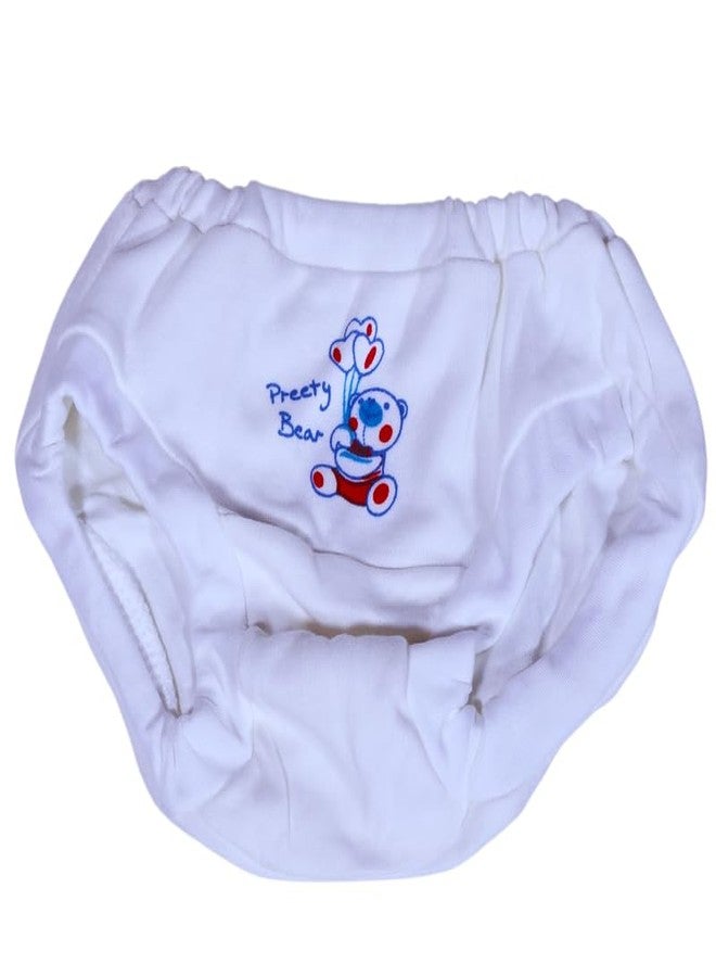 Tiny Treasures Baby Boy & Baby Girl Cotton Underwear V-Shape| Bloomers | Panties | Briefs | Underpant | Combo Pack of 6 Multicolor | for 0 to 6 Month Unisex Kid's | WCDR - Image 5